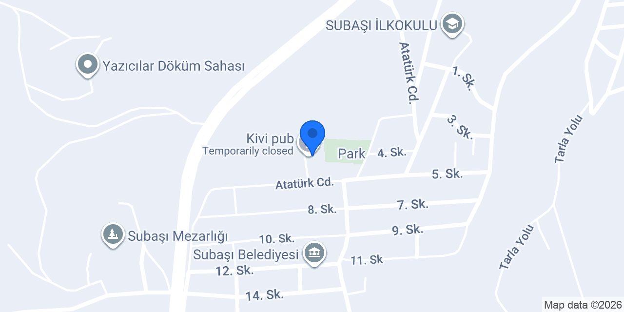 Kivi pub konumu