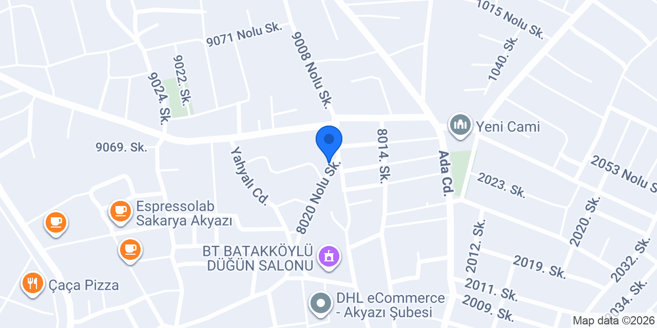 Akyazı Hanımeli Aperatif konumu