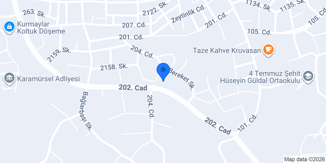 Kahvecioğlu Çiftliği konumu