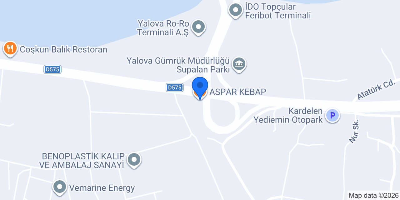 ASPAR KEBAP konumu