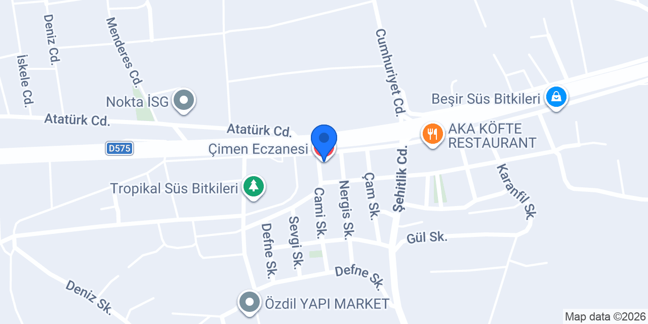 Çimen Eczanesi konumu