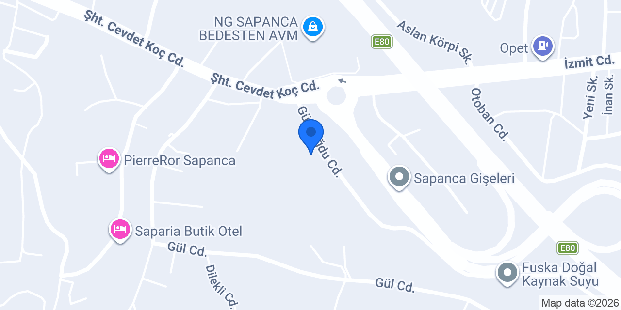 Konak Sapanca konumu