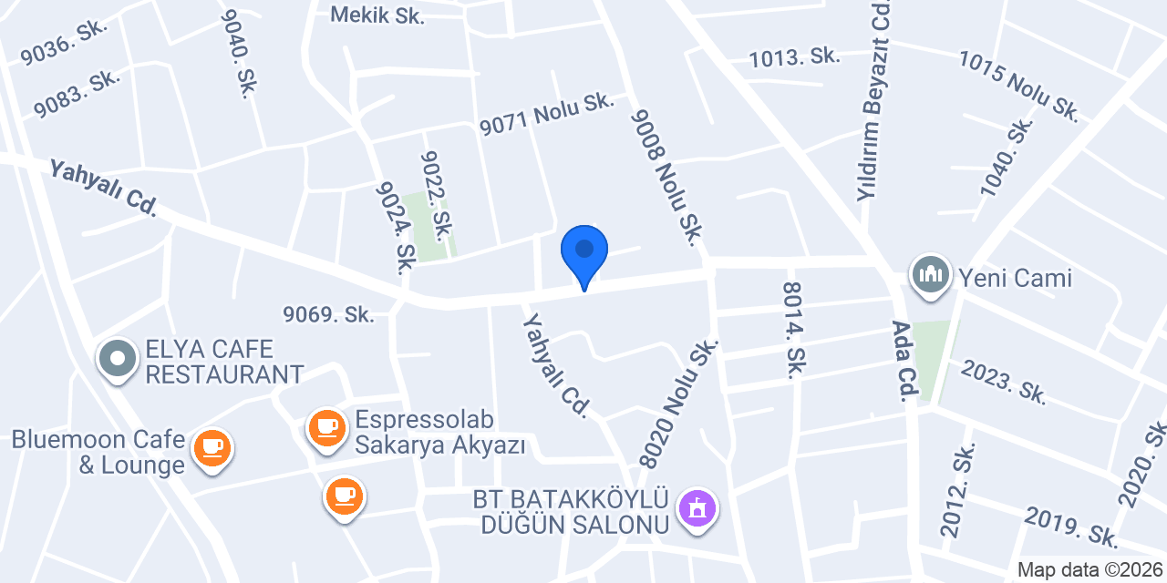 Çınar Mobilya konumu