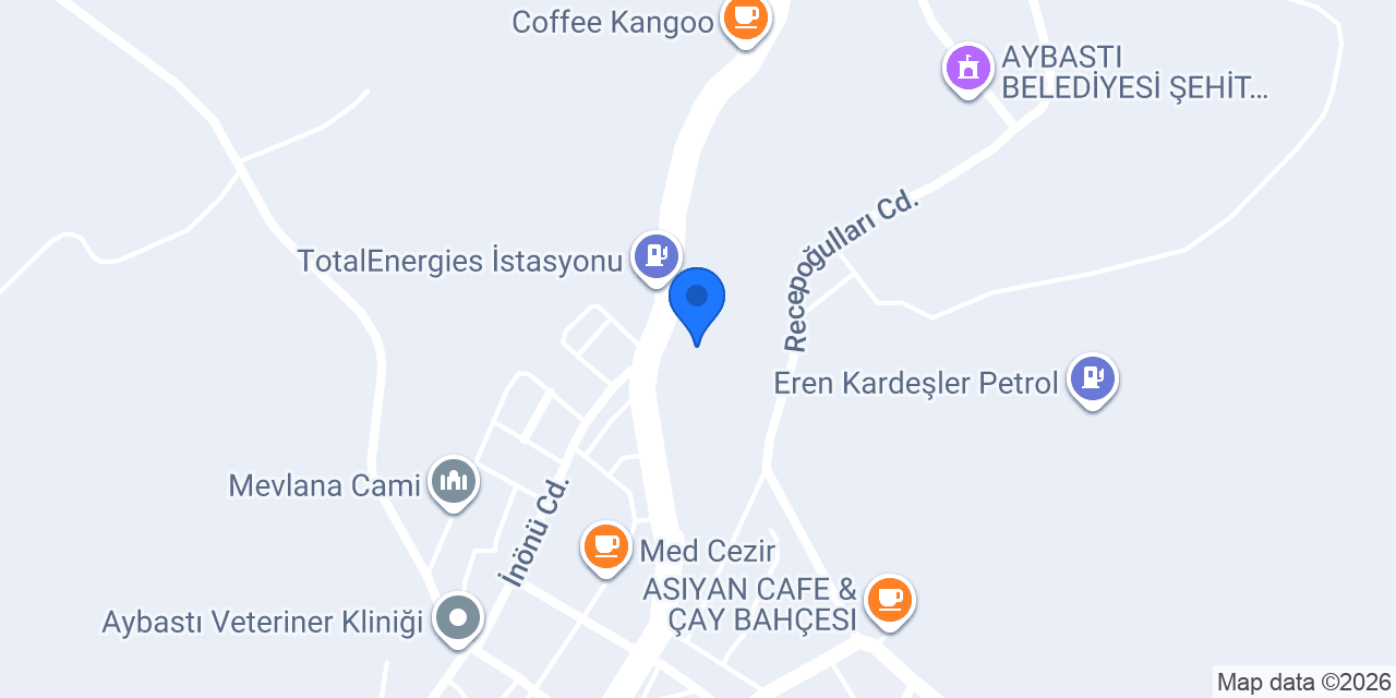 Aybastı Sürücü Kursu konumu