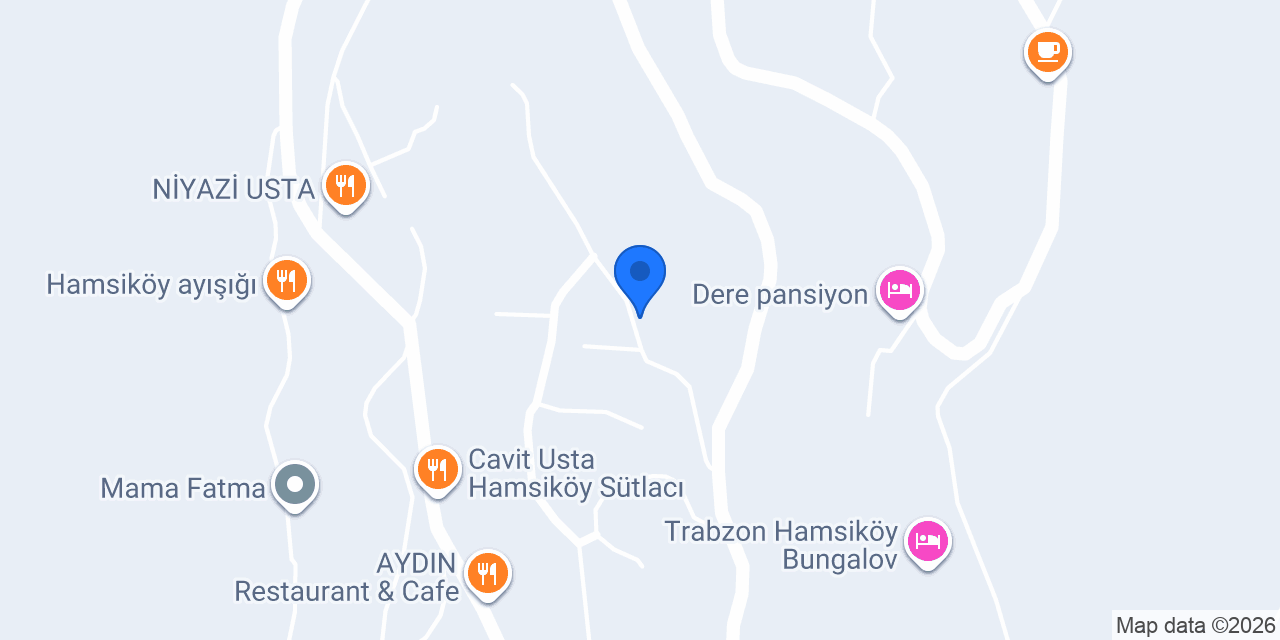Hamsiköy Otel Cennet Bahçesi konumu