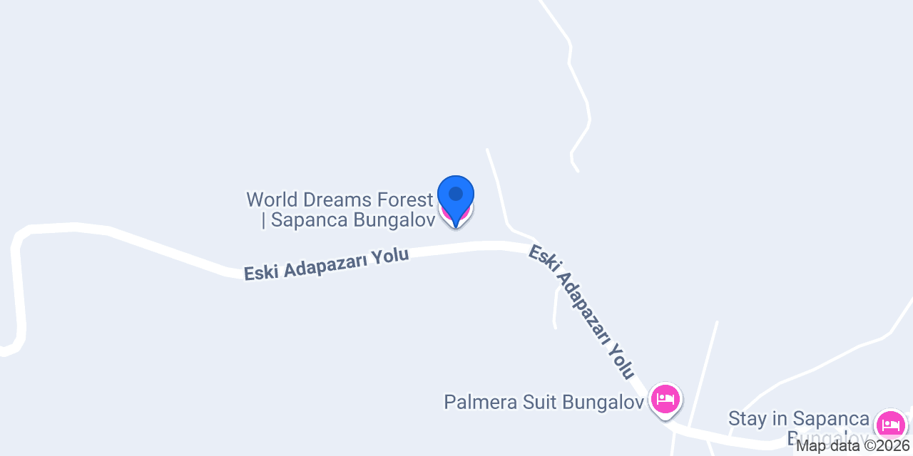 World Dreams Forest | Sapanca Bungalov konumu