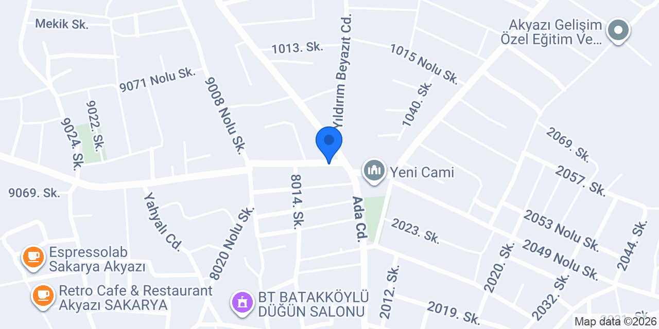 Araba Kiralama Şirketi konumu