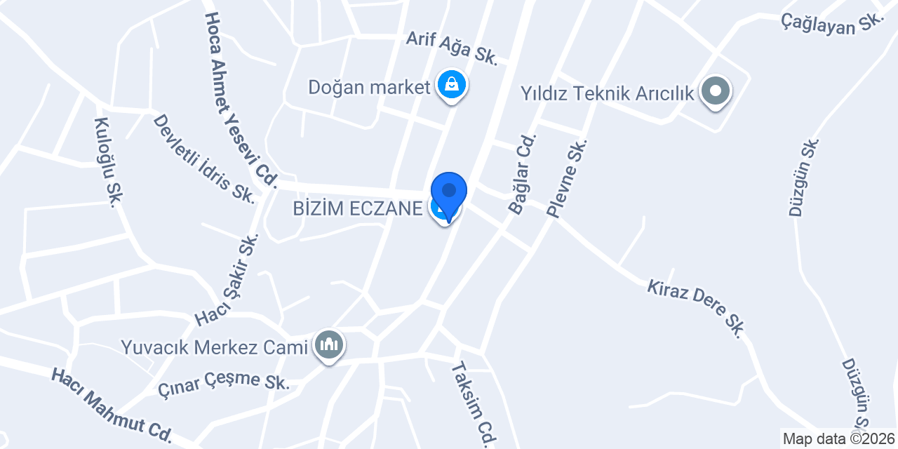 Yuvacık Merkez Ekmek konumu