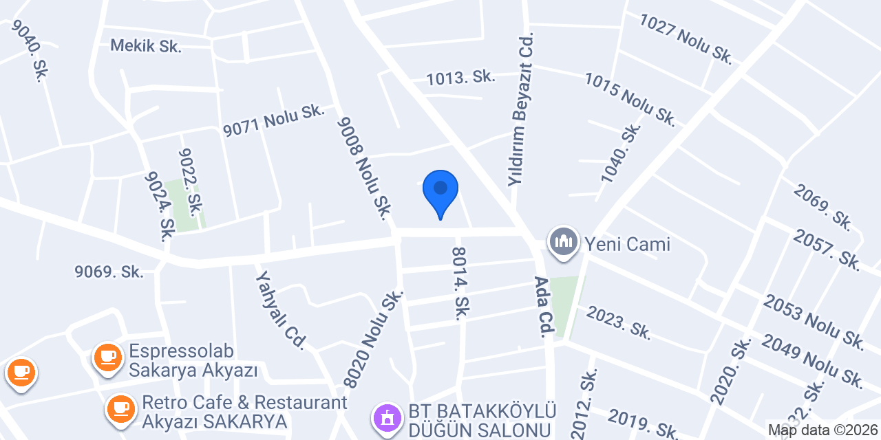 Yakıcı Mobilya konumu