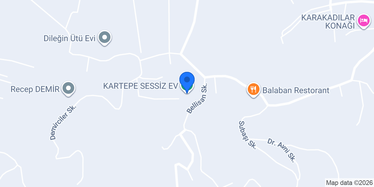 KARTEPE SESSİZ EV konumu