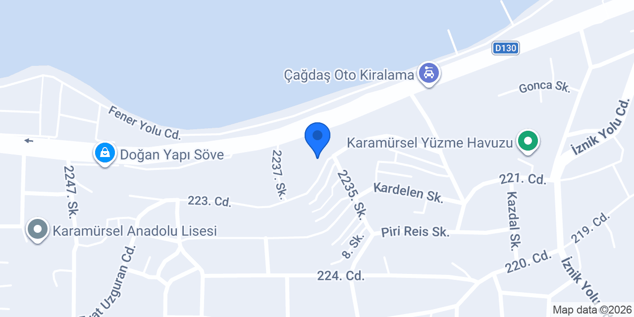 Karamürsel - Servis iletişim konumu