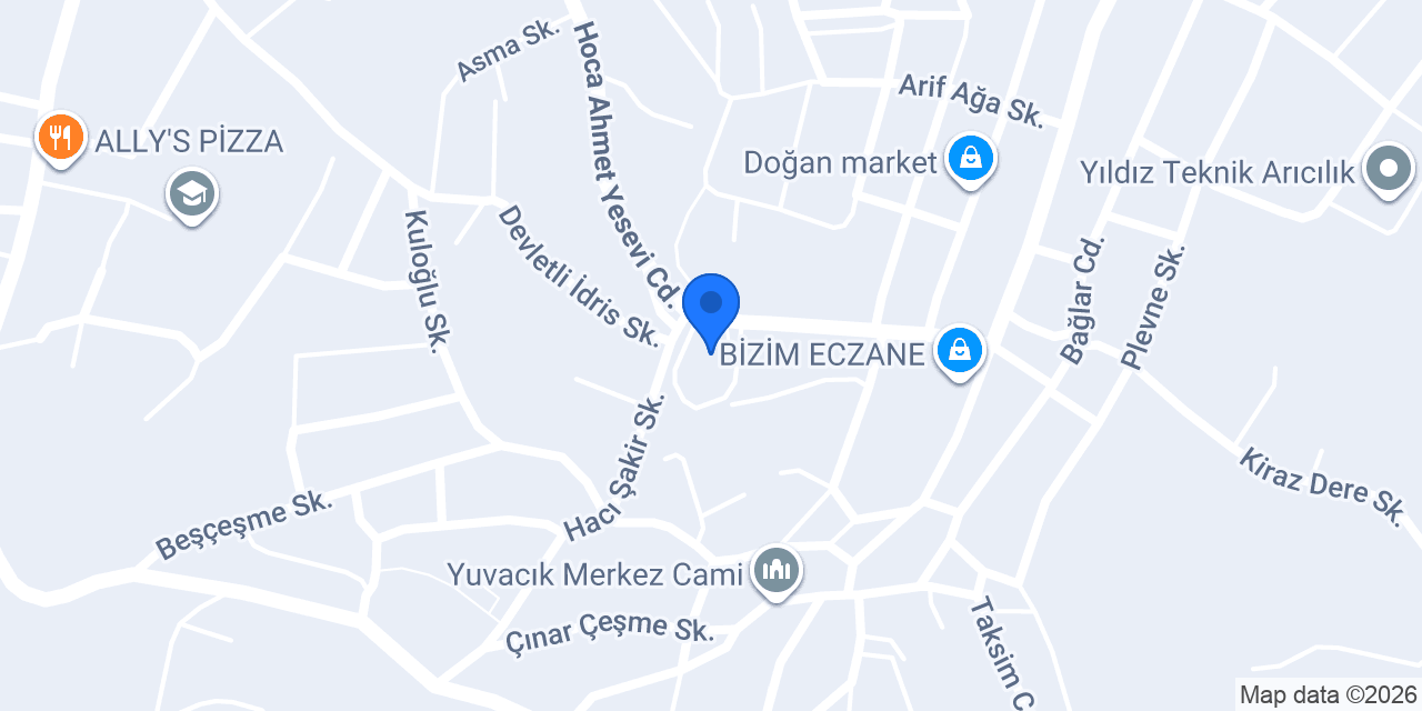 KO-MEK Yuvacık Kurs Merkezi konumu