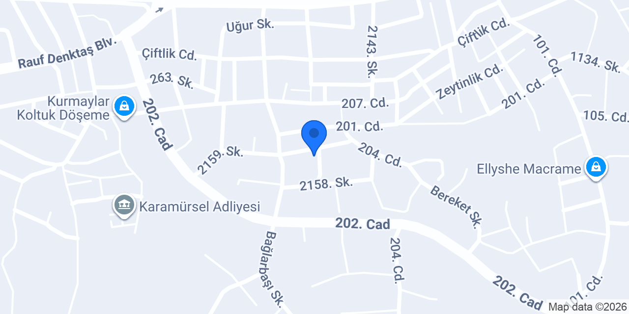 Karamürsel Makine Servis konumu