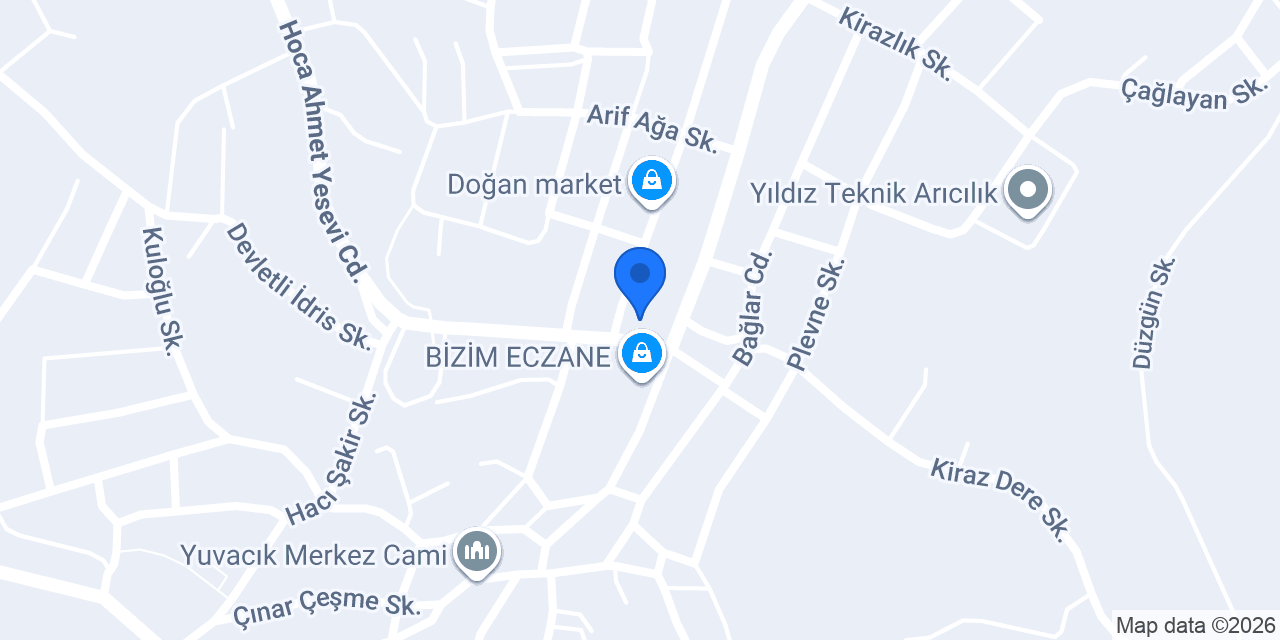 Yılmaz Rent a Car konumu