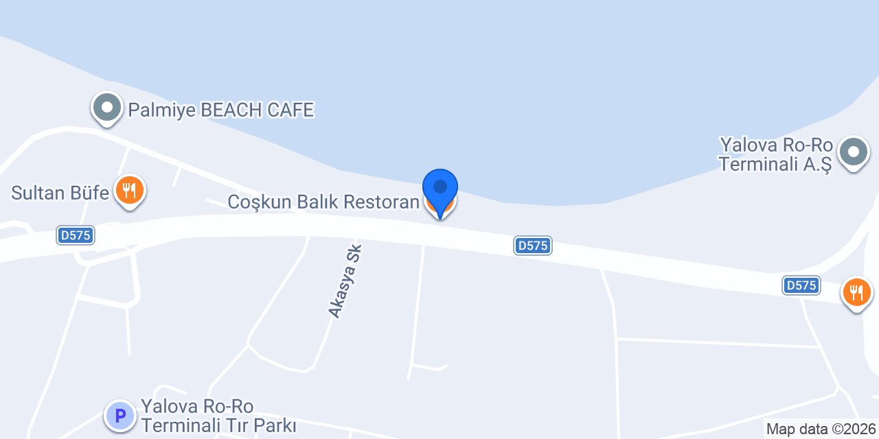 Coşkun Balık Restoran konumu