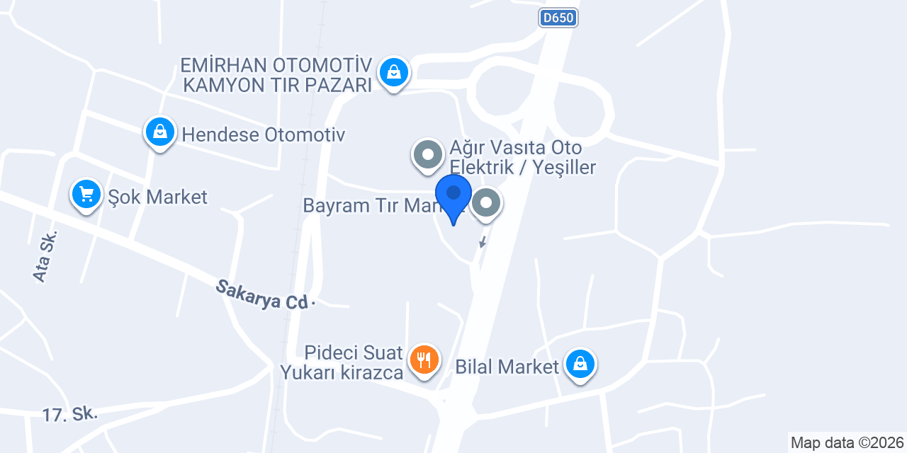 Şimşek oto lastik konumu