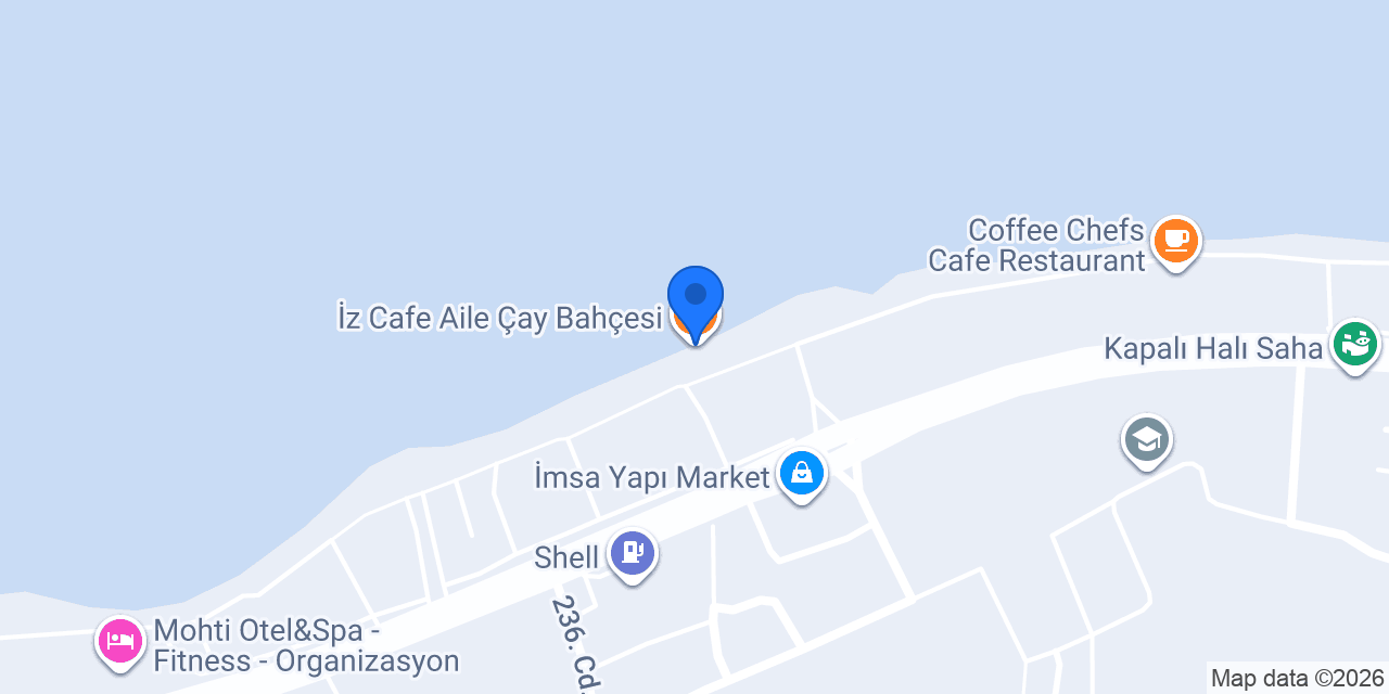 İz Cafe Aile Çay Bahçesi konumu