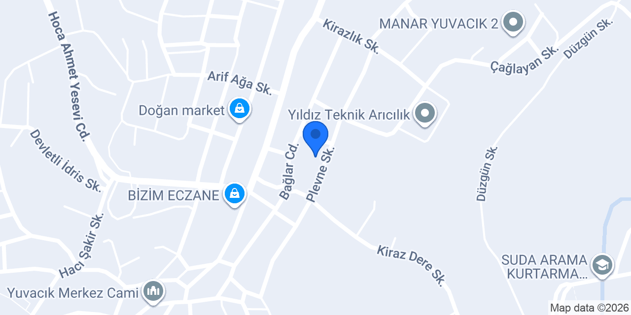 Başiskele Yağız Vinç konumu