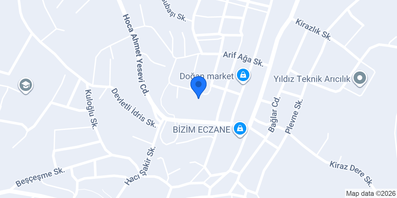 Yuvacık İlkokul ve Ortaokulu konumu