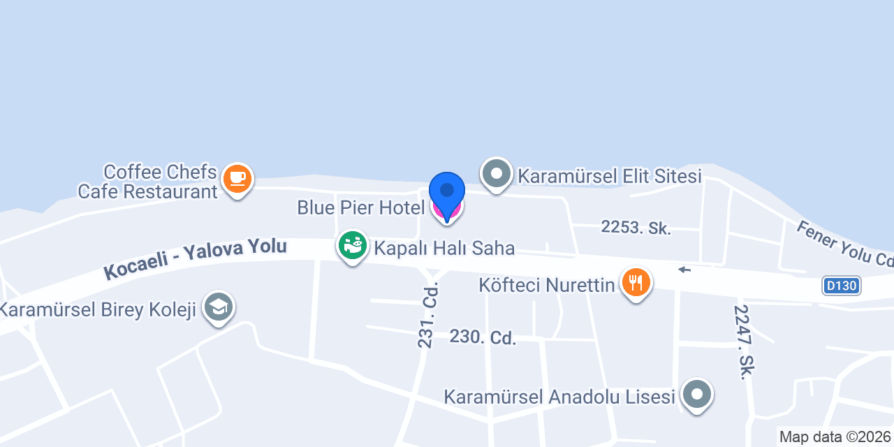 Blue Pier Hotel konumu