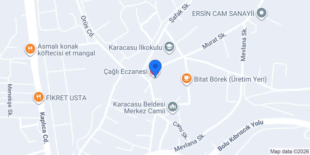 Çağlı Eczanesi konumu