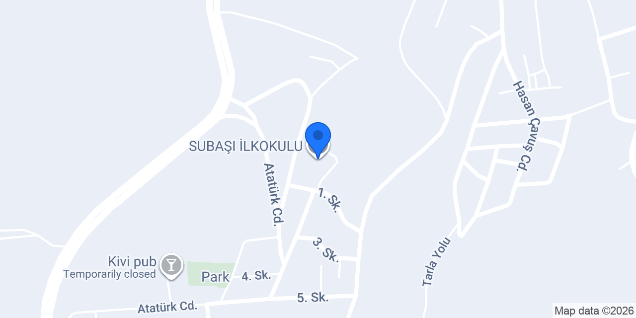 SUBAŞI İLKOKULU konumu
