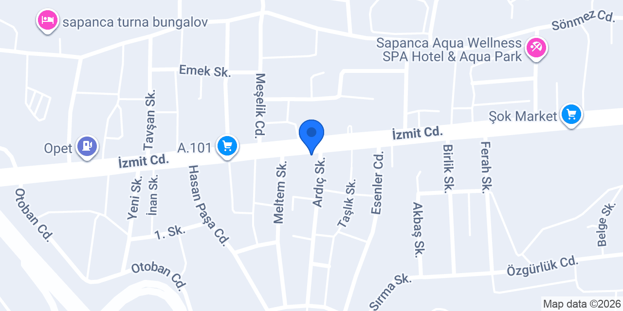Dodok Şömine konumu