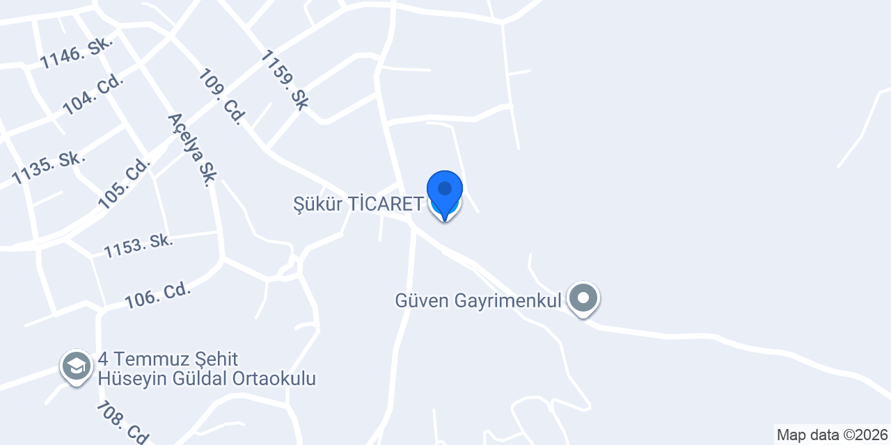 Şükür TİCARET konumu