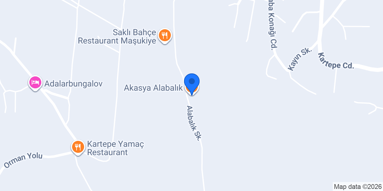 Akasya Alabalık konumu