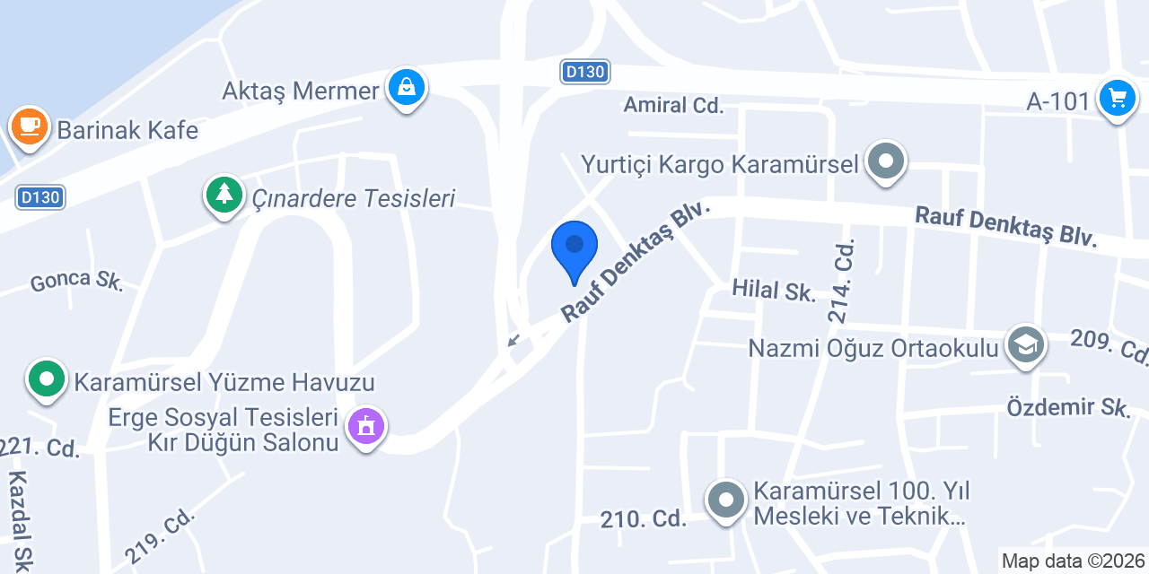 Aras Kargo Karamürsel Şubesi konumu