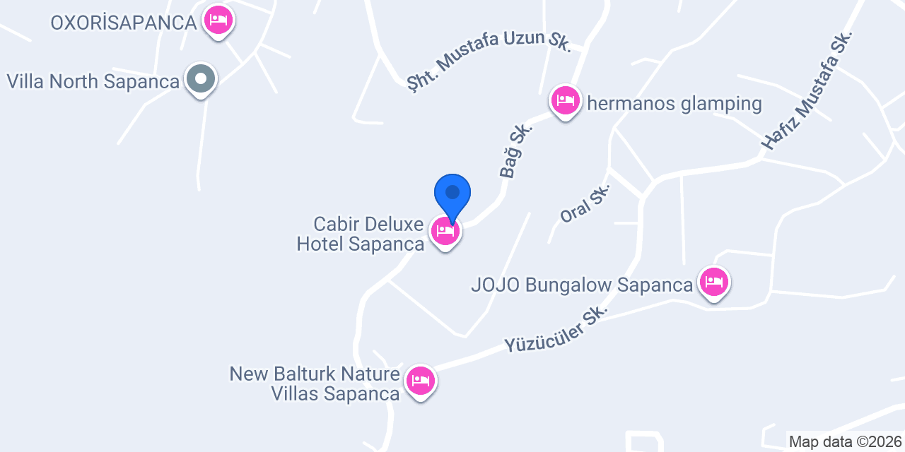 Sapanca Cherry Bungalov konumu