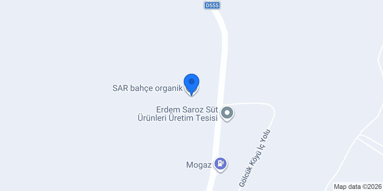 SAR bahçe organik konumu