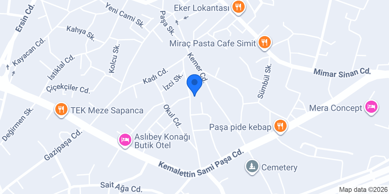 Maranata Sapanca Bungalov konumu