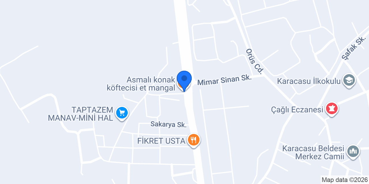 Gül Pastanesi konumu