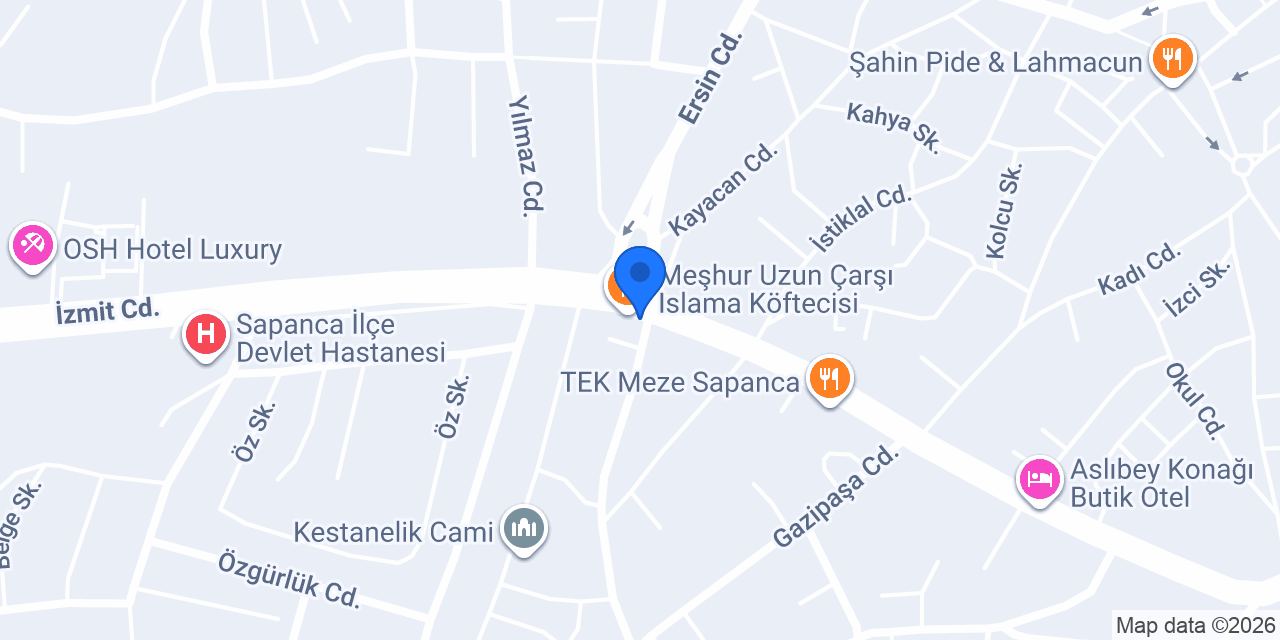 Elit Pastanesi konumu