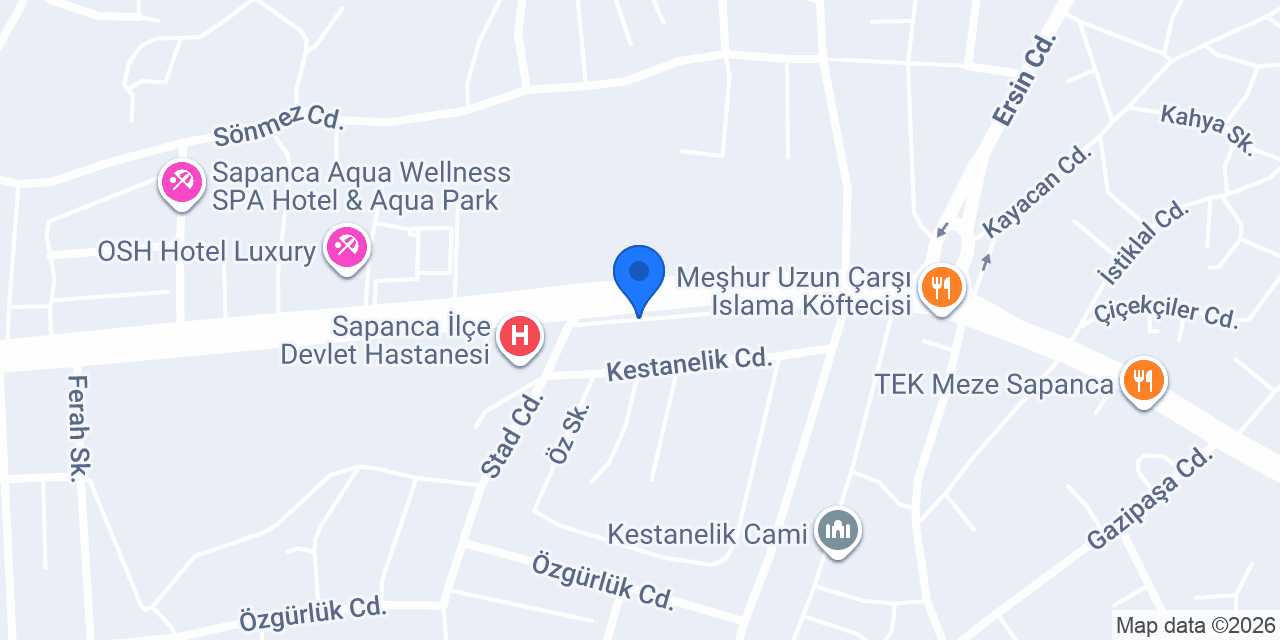 Sim Yapı Market konumu
