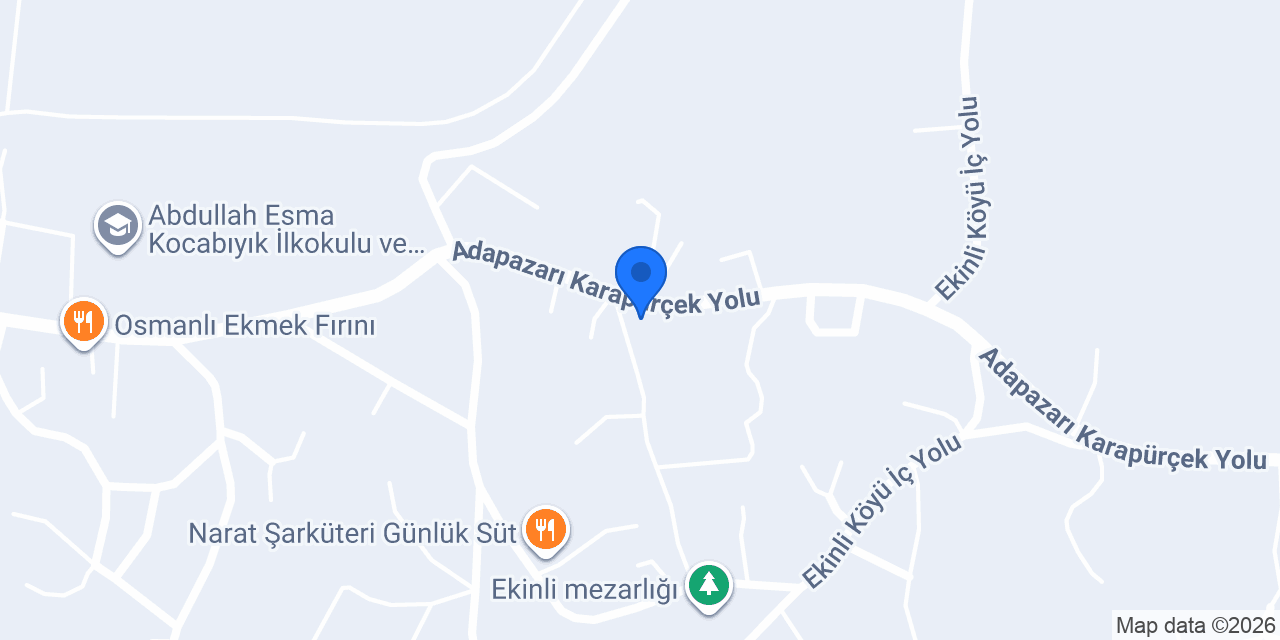 Ekinli Köyü Muhtarlığı konumu