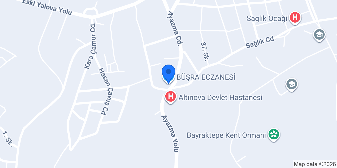 BÜŞRA ECZANESİ konumu