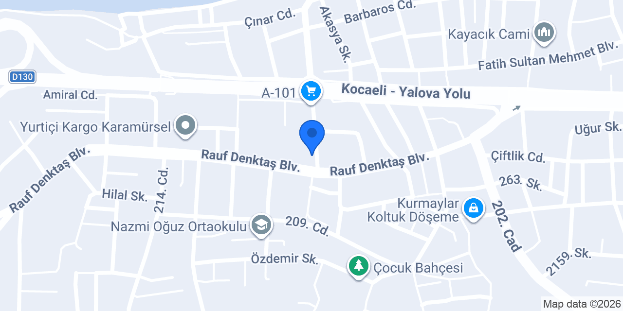 Hanımeli Çiçek Bahçesi konumu