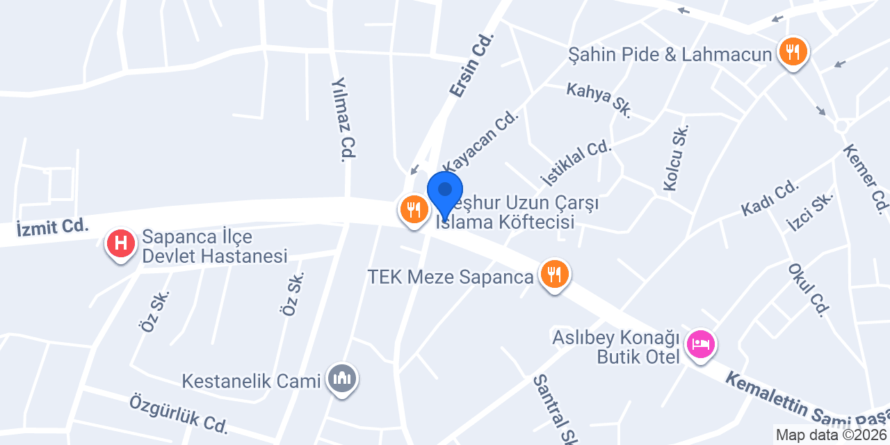 DÖRT MEVSİM SAPANCA konumu