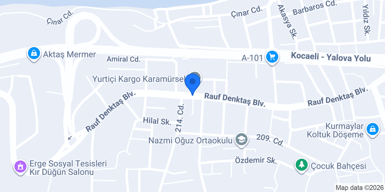 Karamürsel Yemek konumu