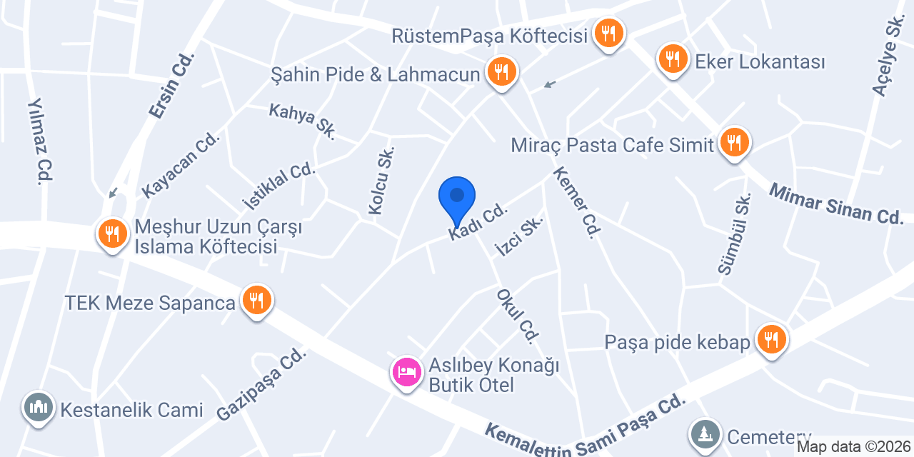 Ataş Mobilya konumu