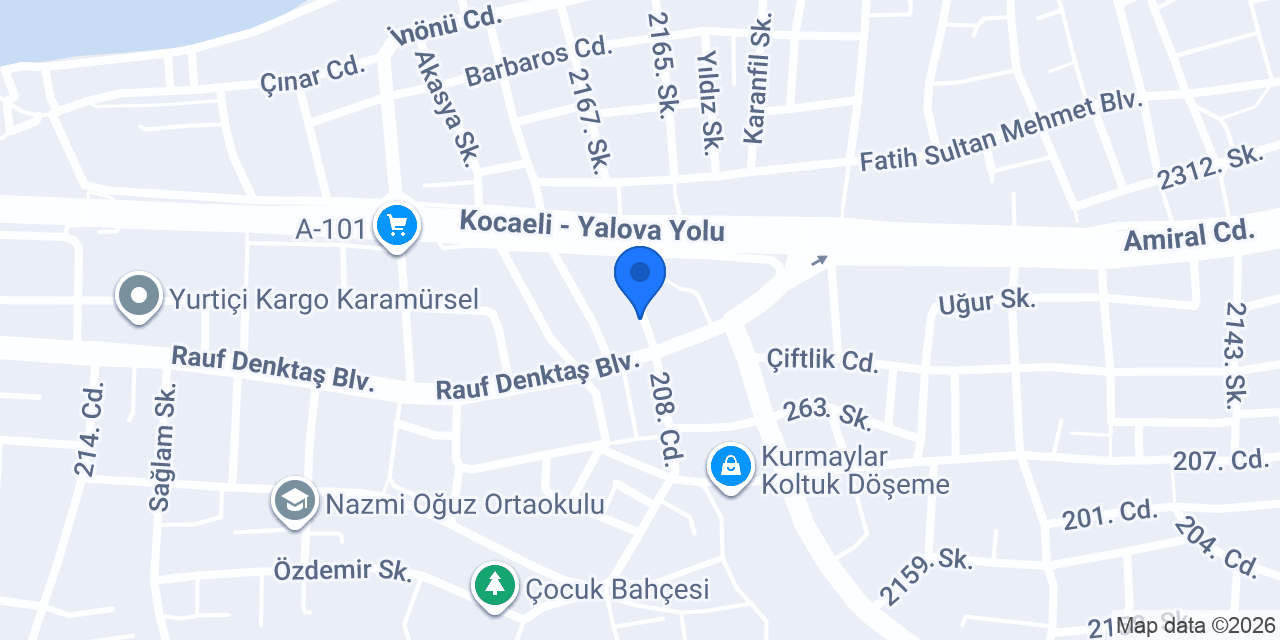 Yağmur kuaför konumu