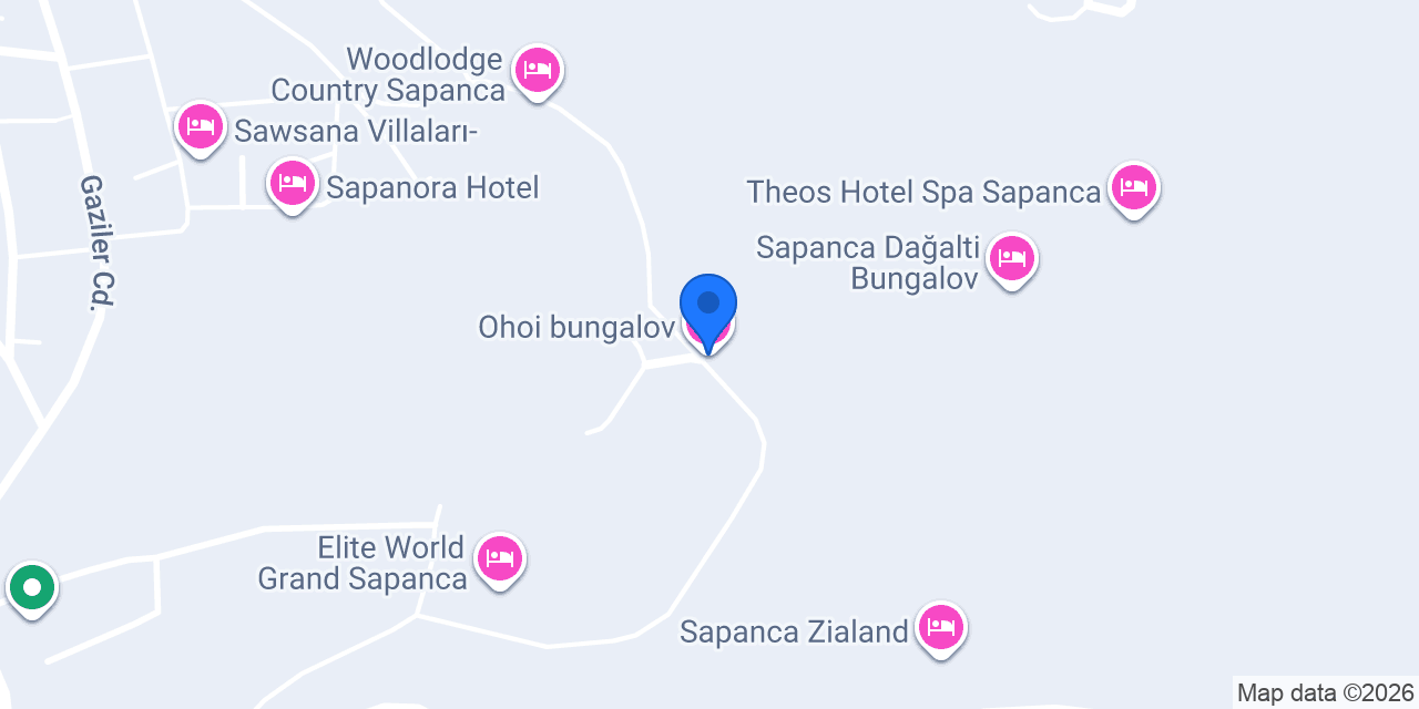 Ohoi bungalov konumu