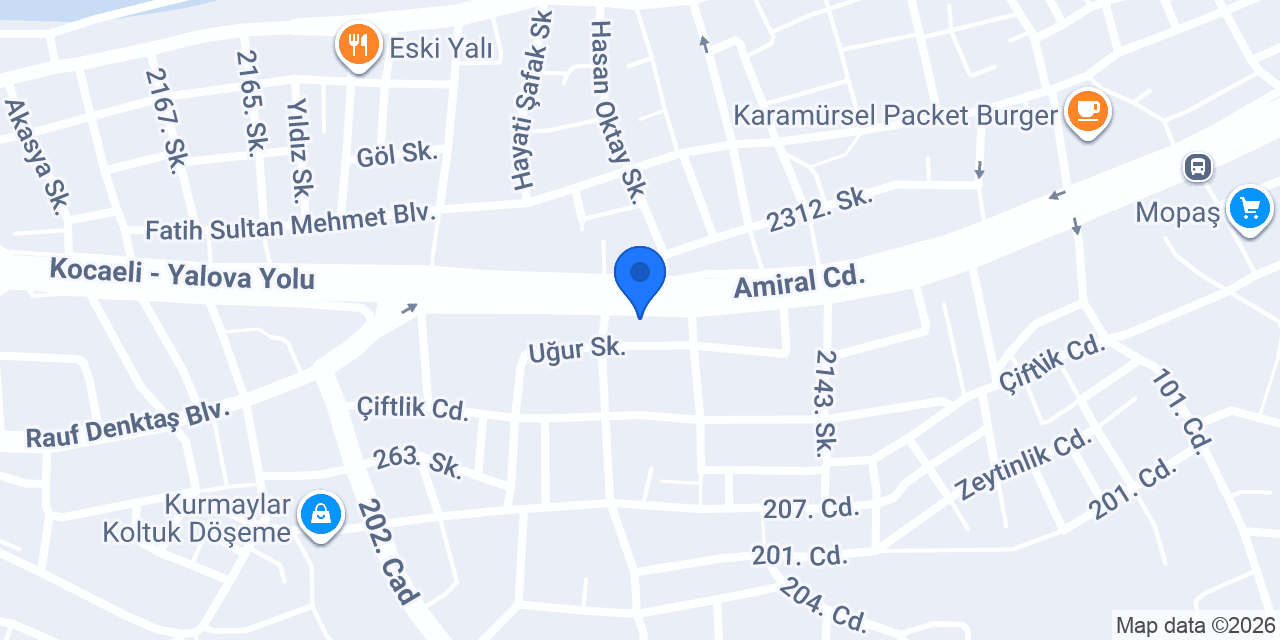 Karaca Rent a Car konumu