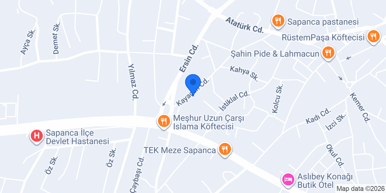 Ars Çelik Yapı konumu