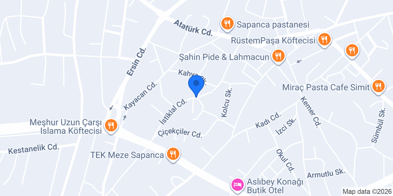 Yıldız Mobilya Dekorasyon konumu