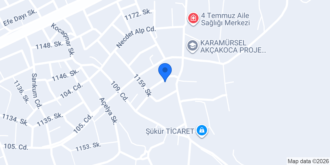 Karamürsel Ay Yıldızlar Kreş konumu