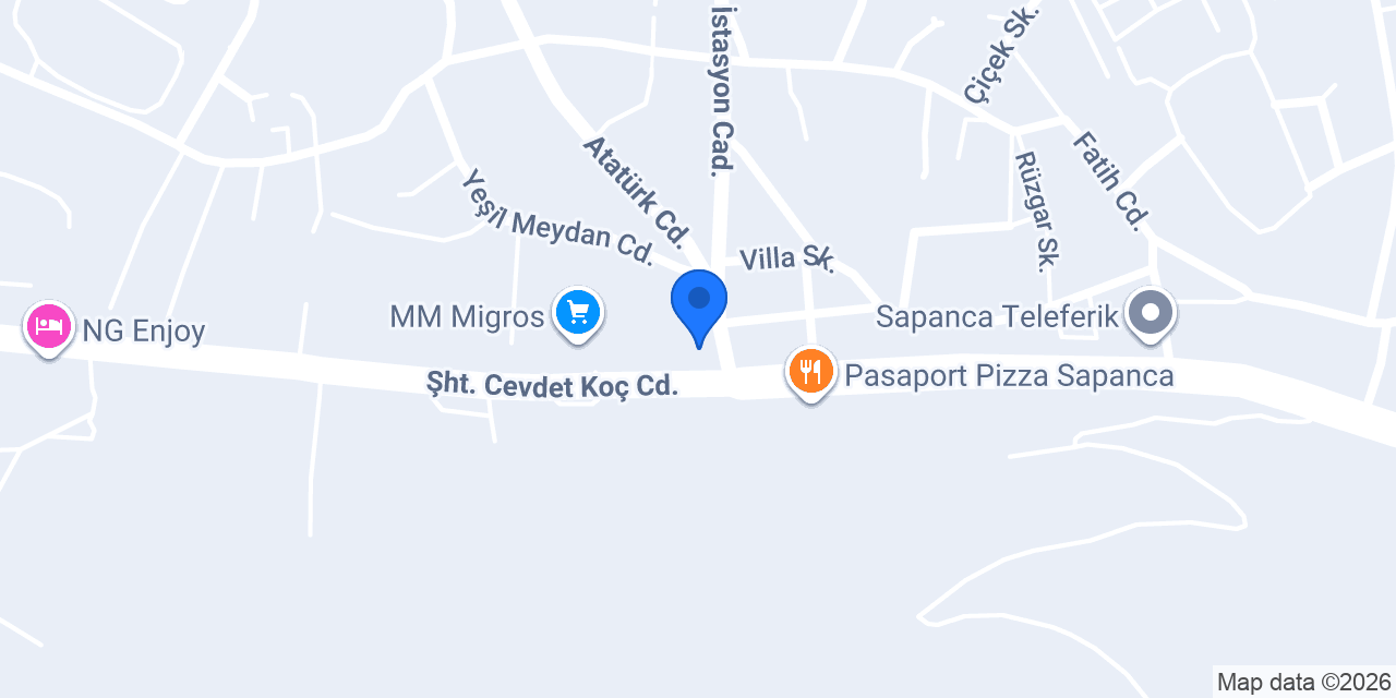 Keller Williams Point Sapanca Şubesi konumu