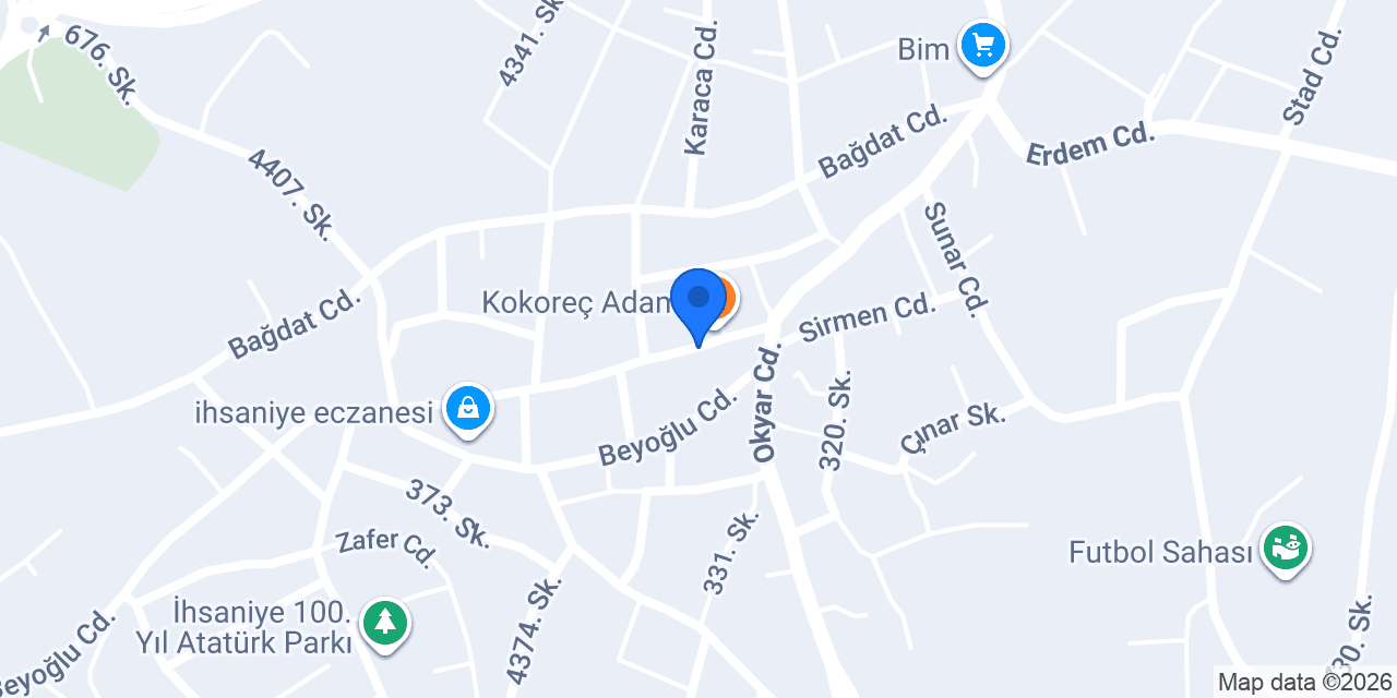 Merkez Taksi konumu